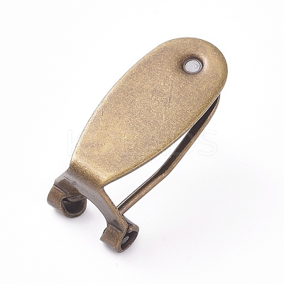 Brass Stud Earring Findings LS-KK-L195-01AB-NF-1