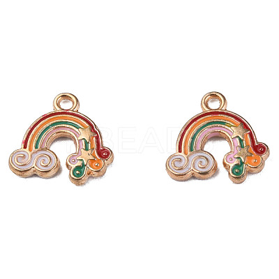 Alloy Enamel Charms PALLOY-N160-90-1