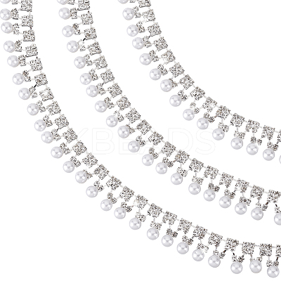 1Yard Round Iron Rhinestone Strass Chains CH-PH0001-17-1