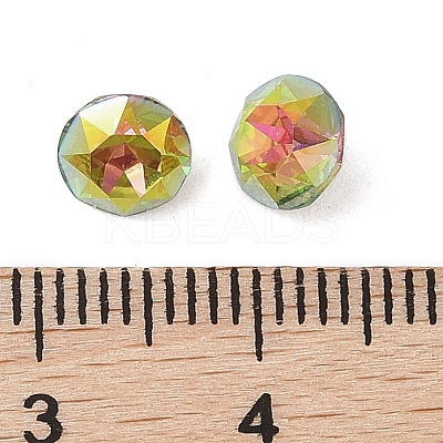 Glass Rhinestone Cabochons RGLA-L029-09A-VRLA-1