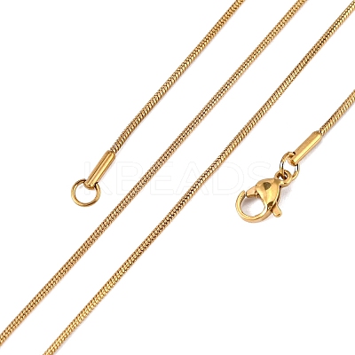304 Stainless Steel Snake Chains Necklaces STAS-O057-21-1