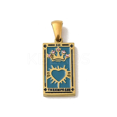 304 Stainless Steel Pendants STAS-C100-02C-G-1