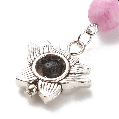Tibetan Style Alloy Bookmarks AJEW-JK00182-01-1