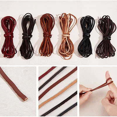 Cowhide Leather Cord WL-WH0008-05C-1