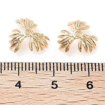 Brass Bead Caps KK-U028-02G-1