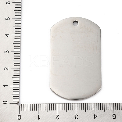 Anti-Tarnish 201 Stainless Steel Pendants STAS-R002-02P-14-1