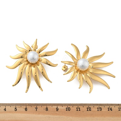 304 Stainless Steel Stud Earrings EJEW-Z084-17G-1