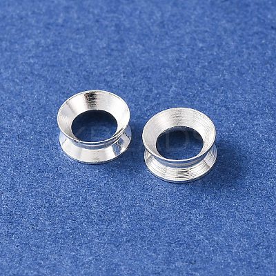 Brass European Beads KK-C157-53S-1