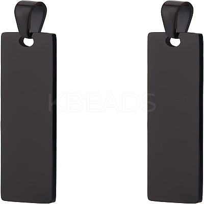 10Pcs 304 Stainless Steel Pendants STAS-BC0003-27B-1