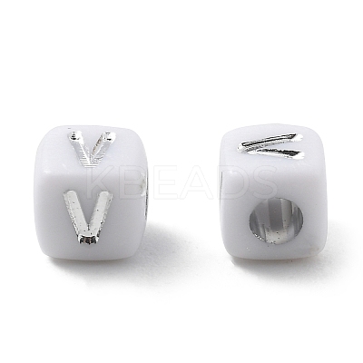 Opaque Acrylic Beads OACR-D282-06V-1