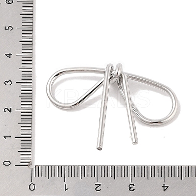 Non-Tarnish 304 Stainless Steel Connector Charms STAS-G336-05B-P-1