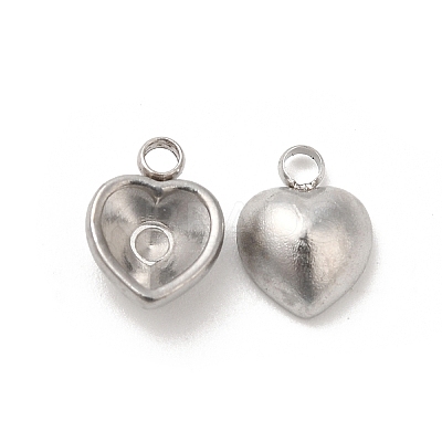 Non-Tarnish 304 Stainless Steel Pendant Rhinestone Settings STAS-H214-16P-1