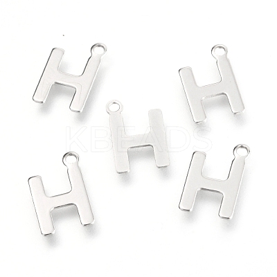 Non-Tarnish 201 Stainless Steel Charms STAS-C021-06P-H-1