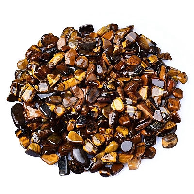 Natural Tiger Eye Tumbled Chips PW-WGA7DCE-39-1