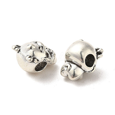 Tibetan Style Alloy European Beads PALLOY-M217-16AS-1