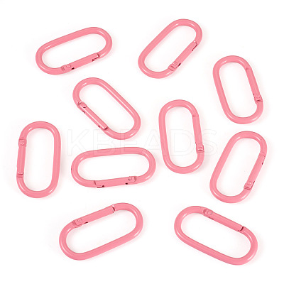 10Pcs Alloy Spring Gate Rings FIND-TA0009-25L-1