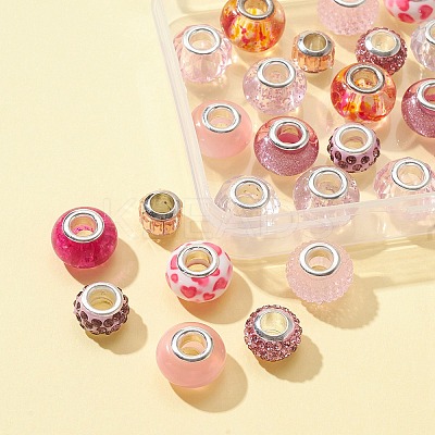 24Pcs 12 Style European Beads DIY-FS0003-45-1