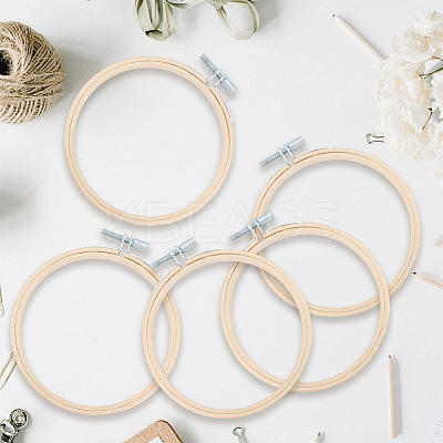 Bamboo Embroidery Hoops AJEW-WH20020-316A-1
