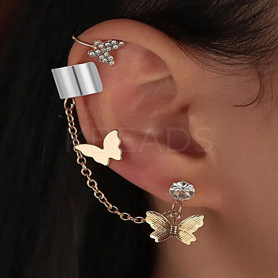 50Pcs 304 Stainless Steel Ear Cuff Findings STAS-LP0005-26-1