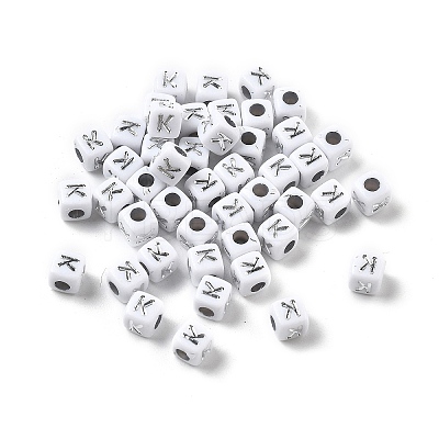 Opaque Acrylic Beads OACR-D282-06K-1