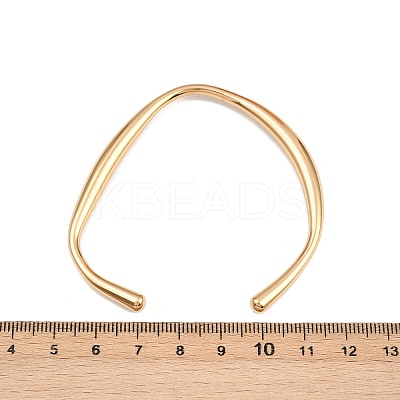 304 Stainless Steel C-Shaped Cuff Bangles for Women LS-BJEW-G759-02G-1