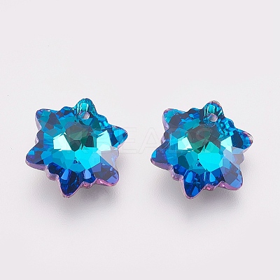 K9 Glass Rhinestone Pendants X-GLAA-F083-03A-02-1
