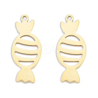 Ion Plating(IP) 201 Stainless Steel Pendants STAS-N098-128LG-1