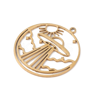201 Stainless Steel Pendants STAS-K250-06G-1