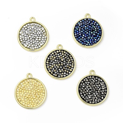 Rhinestone Pendants KK-C246-08LG-1