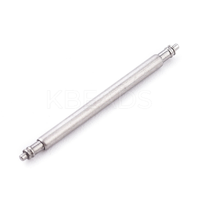 Stainless Steel Double Flanged Spring Bar Watch Strap Pins FIND-WH0052-83A-1
