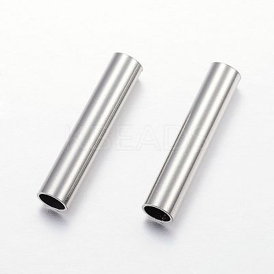 Tarnish Resistant 304 Stainless Steel Tube Beads LS-STAS-P128-09-1