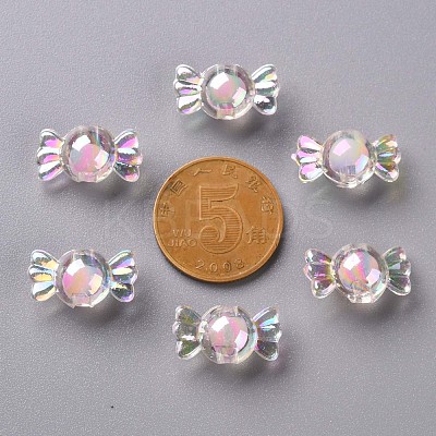 Transparent Acrylic Beads TACR-S152-03B-SS2112-1