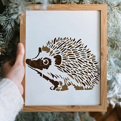 1Pc PET Hollow Out Drawing Painting Stencils DIY-MA0005-76C-1