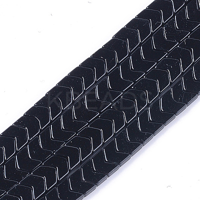 Spray Painted Non-magnetic Synthetic Hematite Beads Strands X-G-T124-06I-1