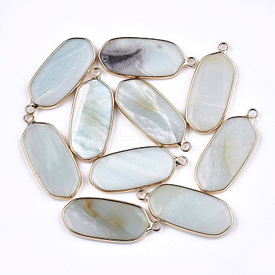 Natural Amazonite Pendants G-T112-23F-1