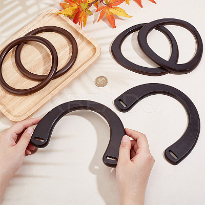 6Pcs 3 Styles Wooden Handles Replacement FIND-PH0020-36-1