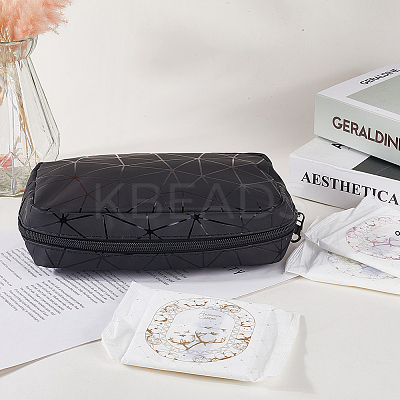 PU Leahther Cosmetic Zipper Bags AJEW-WH20017-49A-1
