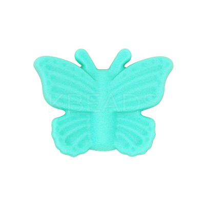 Butterfly Food Grade Eco-Friendly Silicone Focal Beads LS-SIL-CJC0009-03E-1