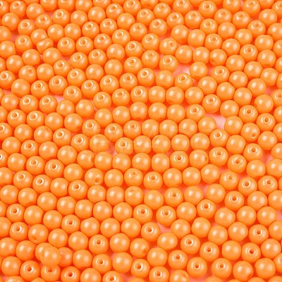 Opaque Baking Paint Glass Beads DGLA-T004-02H-1