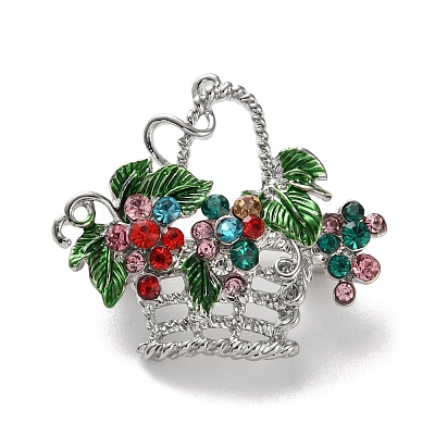 Fashion Platinum Zinc Alloy Enamel Pins LS-JEWB-D068-01P-03-1