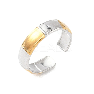 304 Stainless Steel Cuff Rings LS-RJEW-S626-06GP-B-1