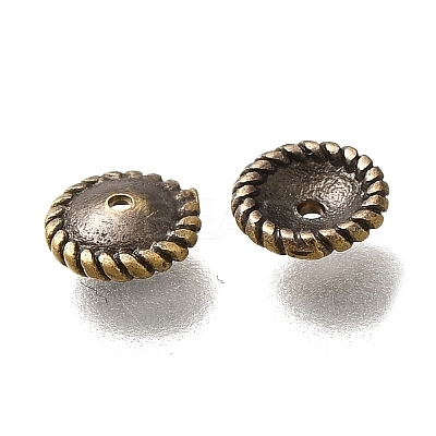 Rack Plating Bead Caps KK-M313-01AB-1