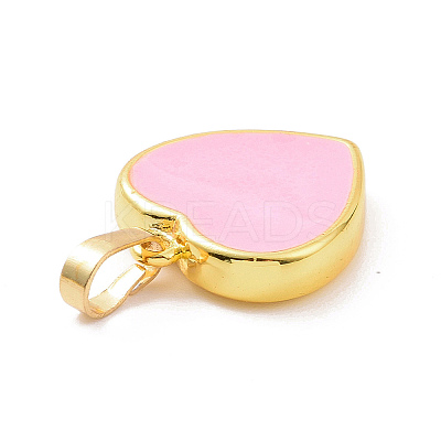 Real 18K Gold Plated Eco-friendly Rack Plating Brass Enamel Pendants KK-F843-06G-01-1