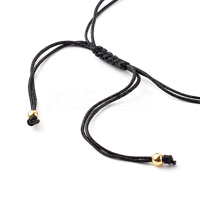 Adjustable Nylon Thread Braided Bead Bracelets BJEW-JB06262-03-1