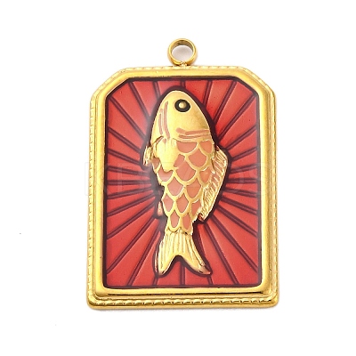 304 Stainless Steel Pendants STAS-V004-14G-01-1