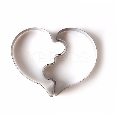 Tarnish Resistant 304 Stainless Steel Cookie Cutters DIY-E012-01-1