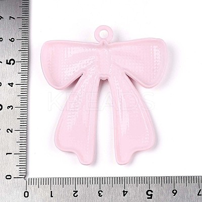 Spray Painted Alloy Big Pendants PALLOY-T092-83G-1