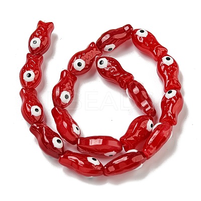 Handmade Transparent Glass Beads GLAA-N0028-03H-1
