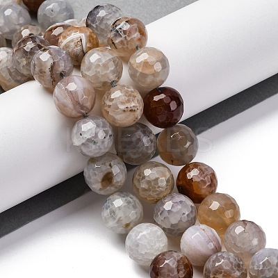 Natural Dragon Veins Agate(Dyed & Heated) Beads Strands G-K390-A09-01-1