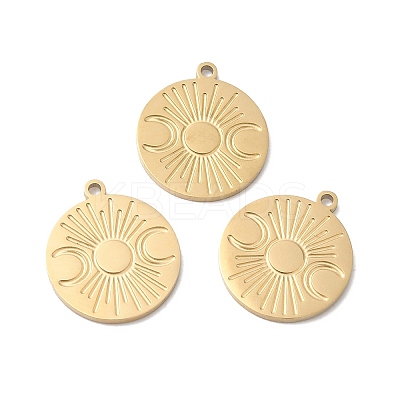 Ion Plating(IP) 316L Surgical Stainless Steel Charms STAS-H213-83G-1
